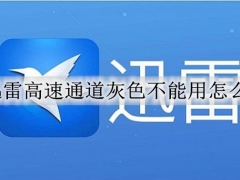 迅雷高速通道灰色不能用怎么办 敏感资源无法进入高速下载怎么解决