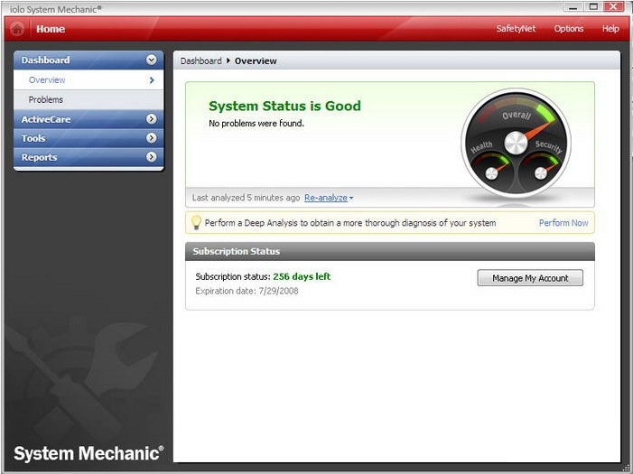 systemmechanic汉化版下载-system mechanic 电脑版免费版下载 运行截图1