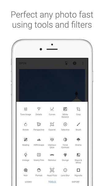 snapseed手机修图软件免费版-snapseed复古滤镜手机app官方版免费下载安装 运行截图1